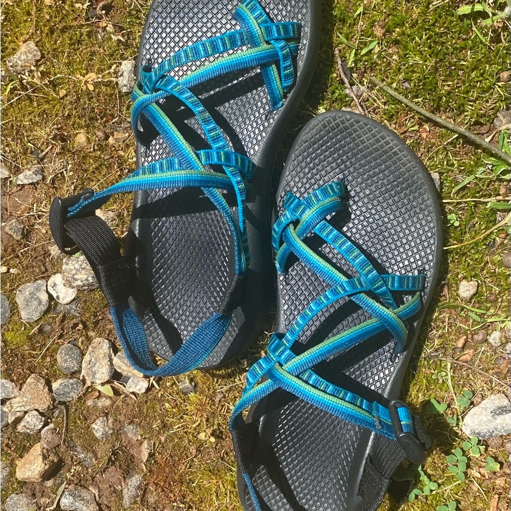 Chaco Zx2 Double Strap Yampa With Toe Loop Women's Sport Sandal Size 9